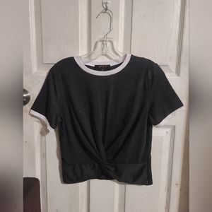 Black and white shirt